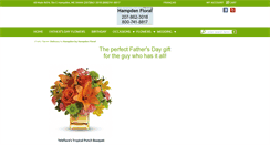 Desktop Screenshot of hampdenflorist.com